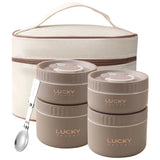 Marmita Térmica Bolsa Marmita Térmica Marrom Lucky Tazmo