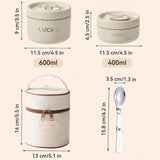 Marmita Térmica Inox Lunch Box Bolsa Marmita Térmica Lucky