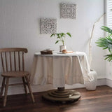 Toalha de Mesa Linho com Babado Francês Margot