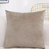 Capas de Almofadas em Veludo Leite Brethom