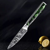 Faca Damasco Verbana Modelo Faca de Churrasco Tazmo