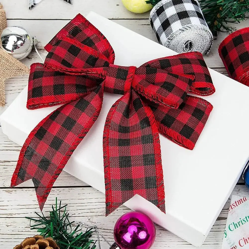 FITA XADREZ DE NATAL ARAMADA ROLO 6 METROS TAZMO