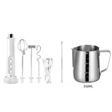 Mixer Espumador de Leite 3 em 1 Milk Cremoso com Leiteira Inox