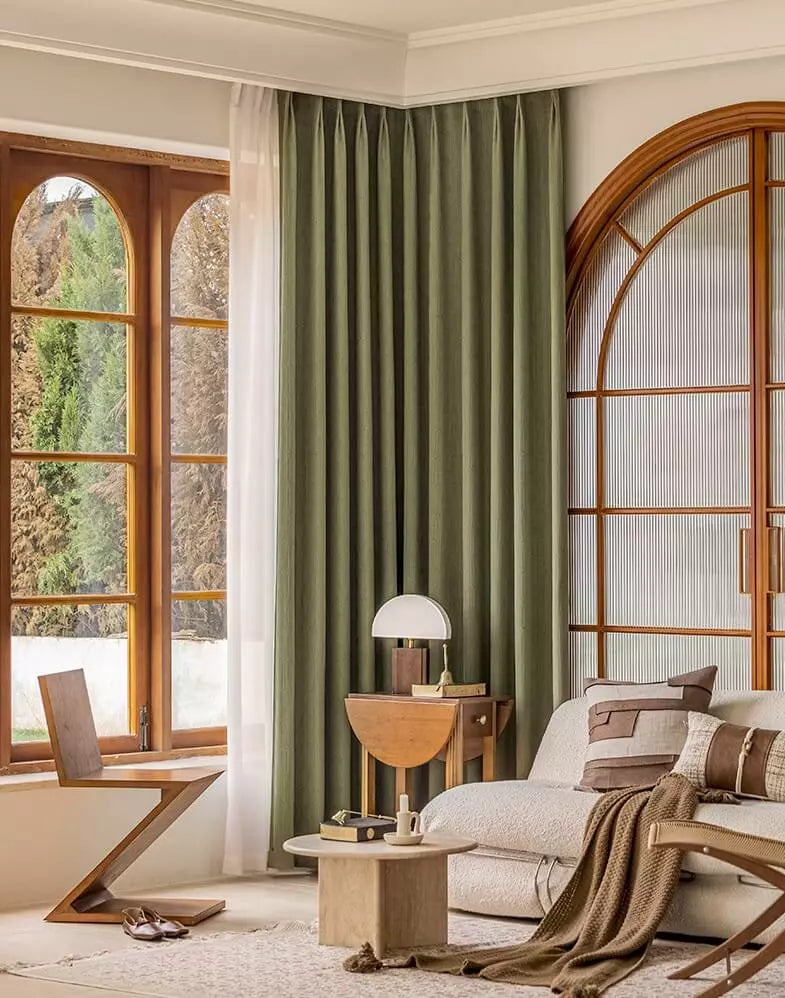 CORTINA DE LINHO MERIDIANA PIOMENTESE, DECORAÇÃO SALA DE ESTAR E QUARTOS