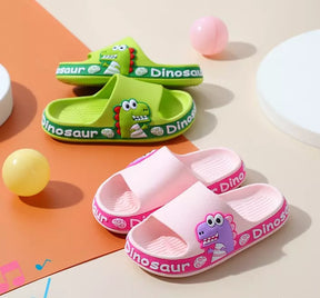 CHINELO NUVEM INFANTIL DINO TOON - ANTIDERRAPANTE, SOLADO MACIO.