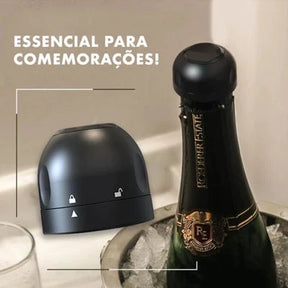 TAMPA DE VINHO E CHAMPAGNE  À VÁCUO STOPPER