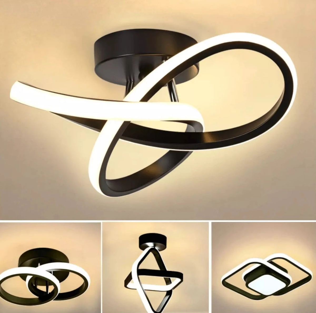 LUMINÁRIA DE TETO LED MONERNO MINIMALISTA