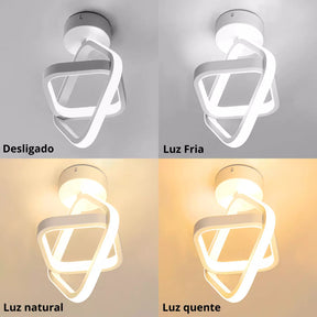 LUMINÁRIA DE TETO LED MONERNO MINIMALISTA