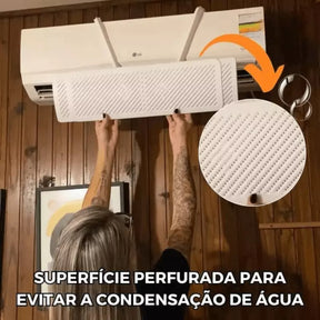 DEFLETOR AR CONDICIONADO AJUSTÁVEL TAZMO - GUIA DE AR FRIO, AMBIENTE MAIS AGRADÁVEL.