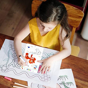 CADERNO EDUCACIONAL MAGIC BOOK 136 PÁGINAS, PRÁTICA MÁGICA PARA CRIANÇAS.