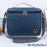 Bolsa Térmica Marmita Azul Tamanho G (29 x 20 x 22cm)