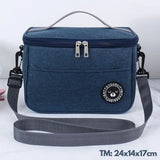 Bolsa Térmica Marmita Azul Tamanho P (24 x 14 x 17cm)