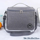 Bolsa Térmica Marmita Cinza Tamanho G (29 x 20 x 22cm)