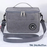 Bolsa Térmica Marmita Cinza Tamanho P (24 x 14 x 17cm)
