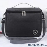 Bolsa Térmica Marmita Preta Tamanho G (29 x 20 x 22cm)