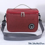 Bolsa Térmica Marmita Vermelho Tamanho P (24 x 14 x 17cm)