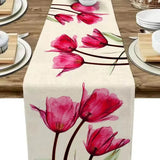 Passadeiras de Mesa Rosa (33x183cm)