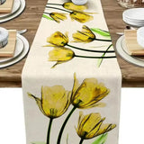 Passadeiras de Mesa Amarelo (33x183cm)