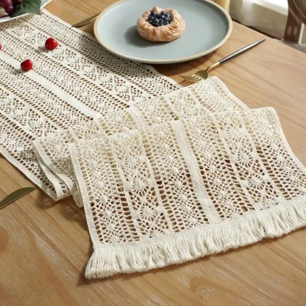 passo-a-passo-trilho-de-mesa-em-crochê	    