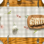 Caminho de mesa coelho de páscoa linho páscoa feliz corredor de mesa pascoal 