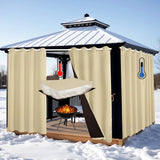 Cortina Blackout em Tecido Bege