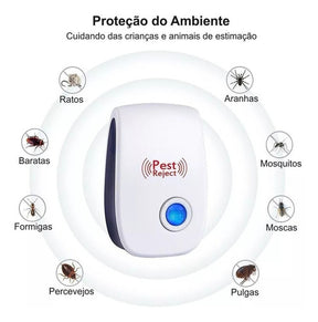 REPELENTE ULTRASSÔNICO PESTANO, CONTROLE DE PRAGAS DOMÉSTICAS
