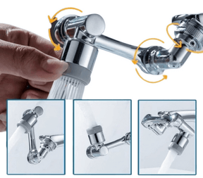 EXTENSOR DE TORNEIRA UNIVERSAL GIRATÓRIO - ROTAÇÃO 1080º