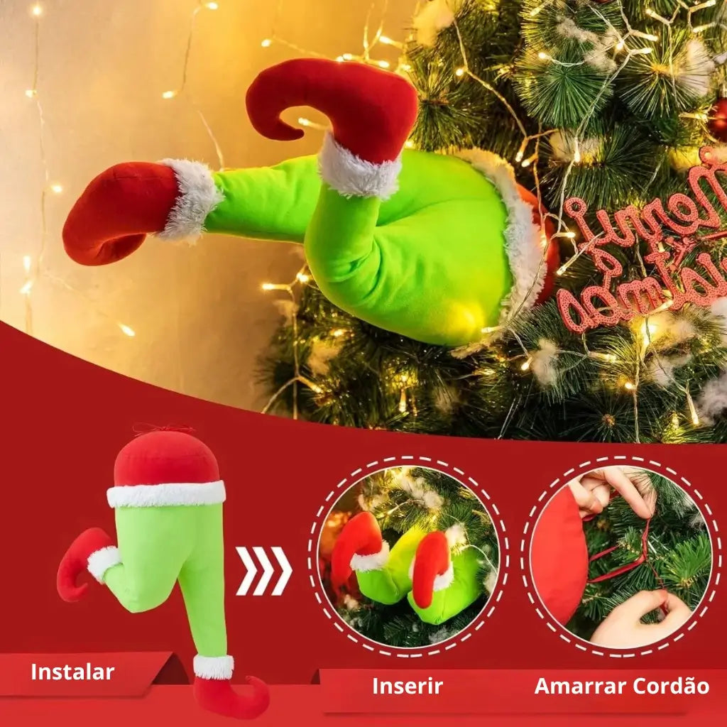 O-Grinch-Papai-Noel-Deoração-de-Natal 