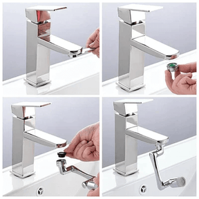 EXTENSOR DE TORNEIRA UNIVERSAL GIRATÓRIO - ROTAÇÃO 1080º
