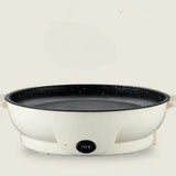 Grill Elétrico Redondo Bege