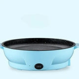 Grill Elétrico Redondo Azul