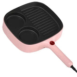 Grill Elétrico Rosa com Alça