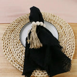 Jogo de Guardanapo 10PÇS (Preto)