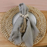 Jogo de Guardanapo 10PÇS (Cinza Claro)