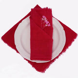 Jogo de Guardanapo 10PÇS (Vermelho)