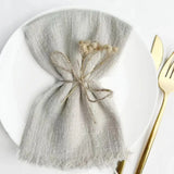 Jogo de Guardanapo 10PÇS (Bege Cinza)