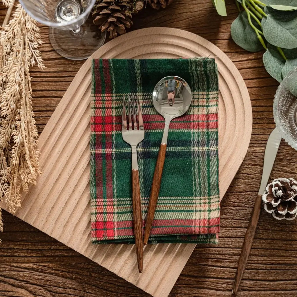guardanapos-de-tecido-natal-pano-de-guardanapo-xadrez-escoces-kit-12pc-408