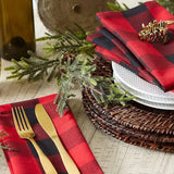 kit Guardanapo de Tecido 12PÇ (Vermelho B)