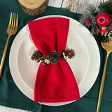 Guardanapos de Pano 6PÇ (Natal Vermelho)