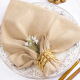 Guardanapos de Pano 6PÇ (Marrom Claro)