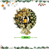 Decoração de Natal Dourado C (35cm Diâmetro)