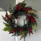 guirlanda-de-natal-simples-para-porta-de-entrada 