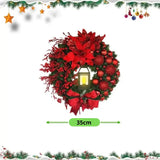 Decoração de Natal Vermelho A (35cm Diâmetro)