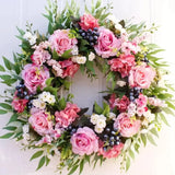 Coroa de Flores Rosa