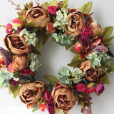 Guirlanda de Flores Marrom Outono