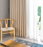 CORTINA DE LINHO CAMPARI OXFORD, MODERNA PARA SALAS E QUARTOS