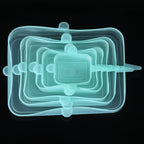 TAMPAS DE SILICONE PARA COZINHA KIT 6PÇ