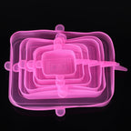 TAMPAS DE SILICONE PARA COZINHA KIT 6PÇ