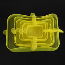 TAMPAS DE SILICONE PARA COZINHA KIT 6PÇ