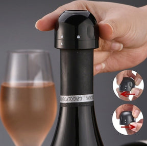 TAMPA DE VINHO E CHAMPAGNE  À VÁCUO STOPPER